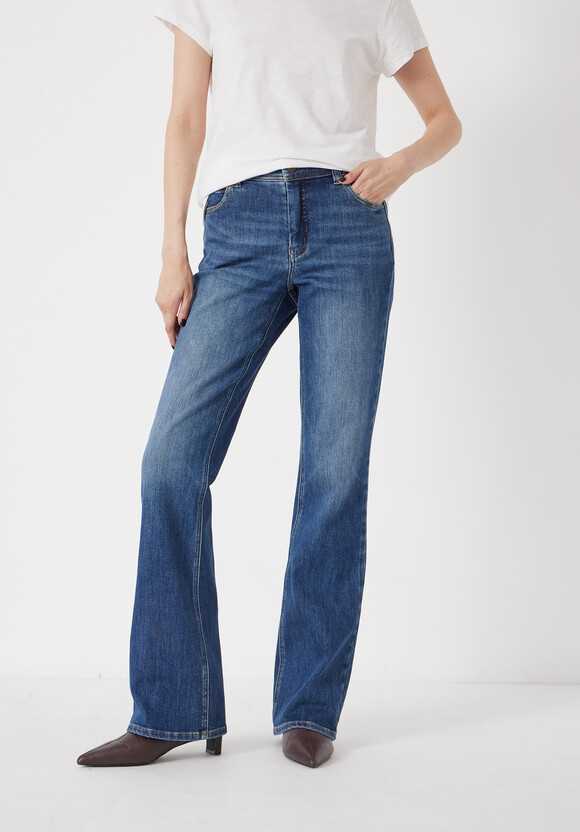 Eliana Mid Rise Bootcut Jeans