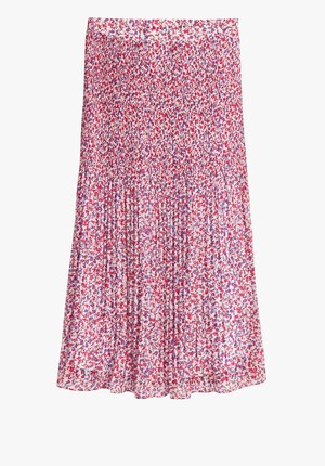 Mavis Pleat Midi Skirt