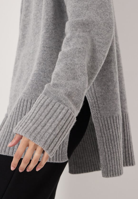 Longline Merino Wool Jumper