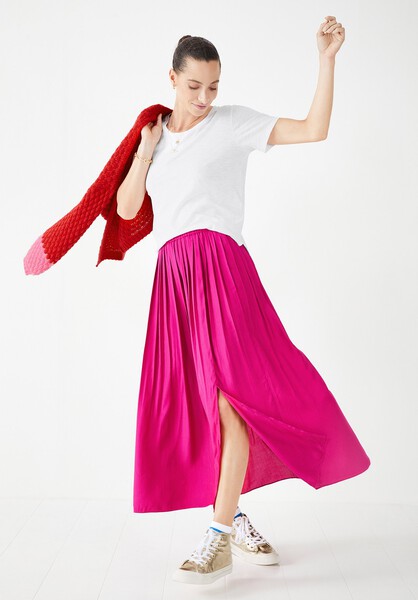 Scarlett Pleated Maxi Skirt