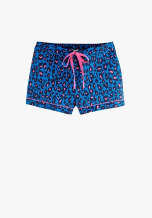 Lightweight Piped Cotton Bed Shorts