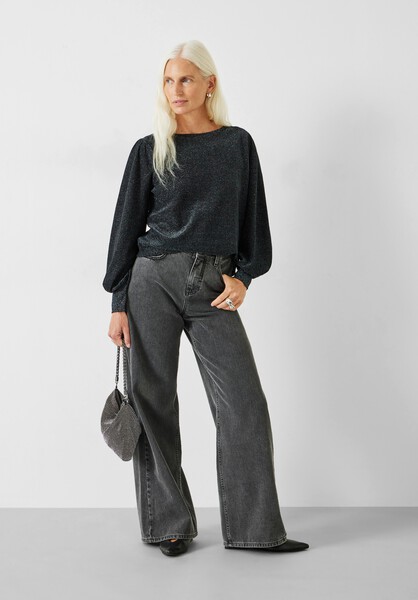 Lulu Metallic Backless Knitted Top