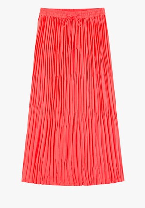 Rose Crinkle Pleated Skirt