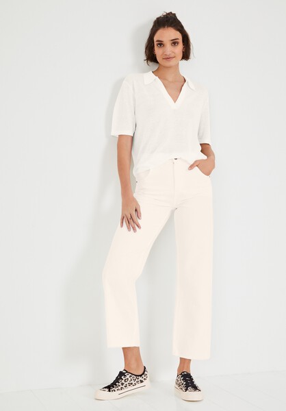 Darya Elasticated Straight Jeans