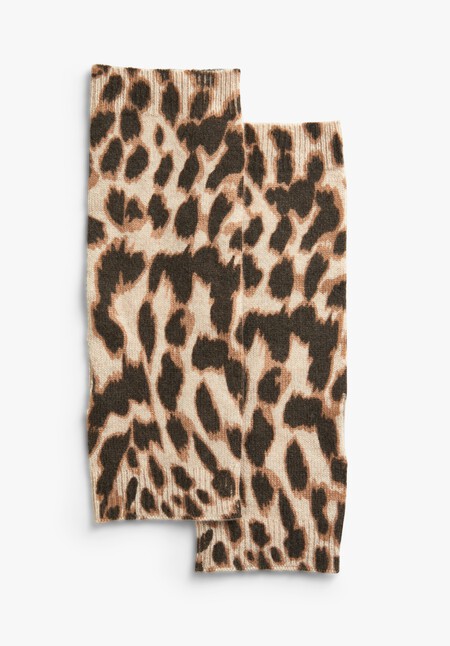 Cashmere Leopard Wristwarmers