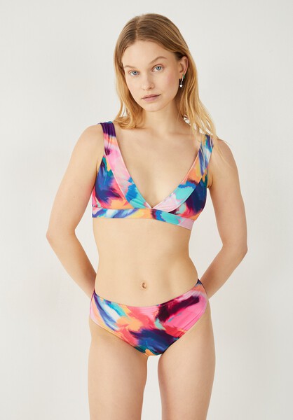 Multicolour Marble Bikini Set
