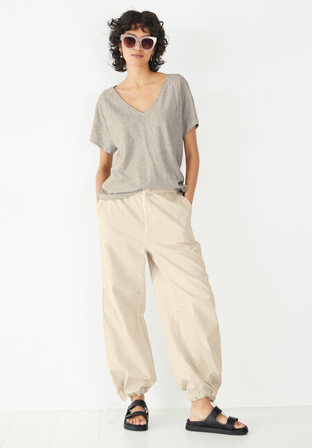 Sloane Stripe V Neck T-Shirt