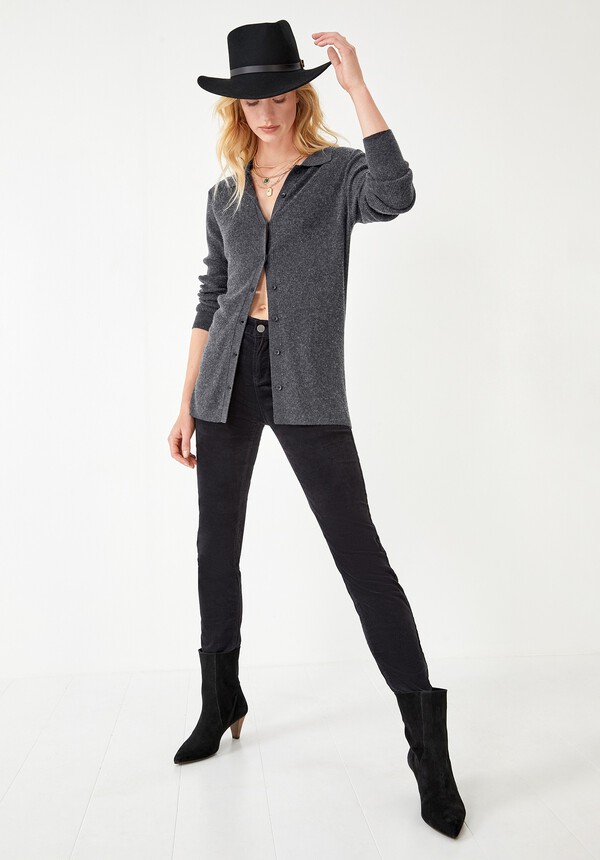 Aiden Rib Knitted Shirt