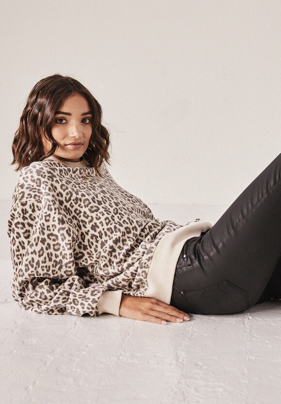 Leopard Oversized Sweatshirt