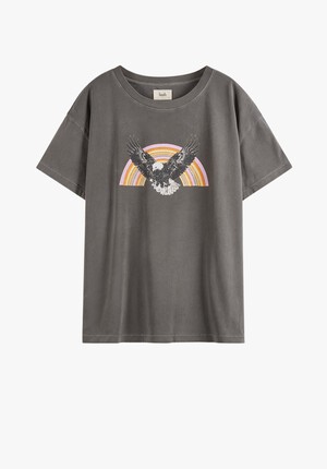 Rainbow Eagle Boyfriend T Shirt