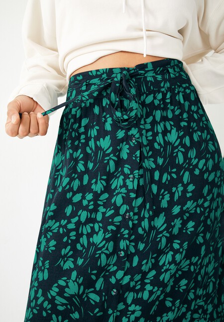 Albany Belted Maxi Skirt