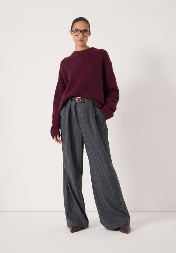 Cora Relaxed Chunky Cashmere Crew Jumper