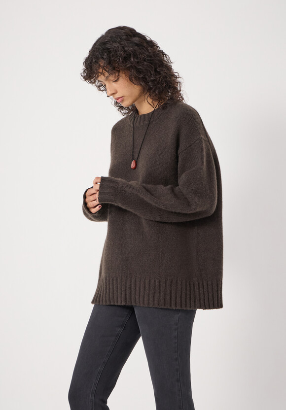 Cora Longline Chunky Cashmere Jumper