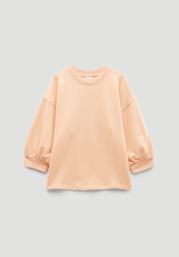 Cropped Sleeve Sweatshirt