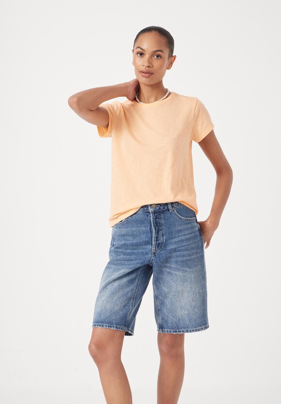 Slim Fit Slub Crew T-Shirt