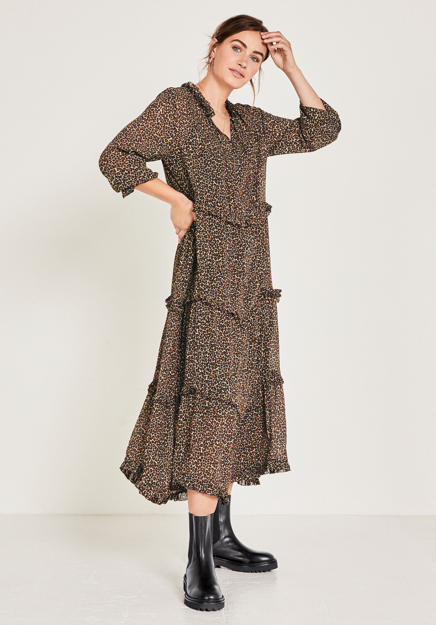 Hilja frill dress