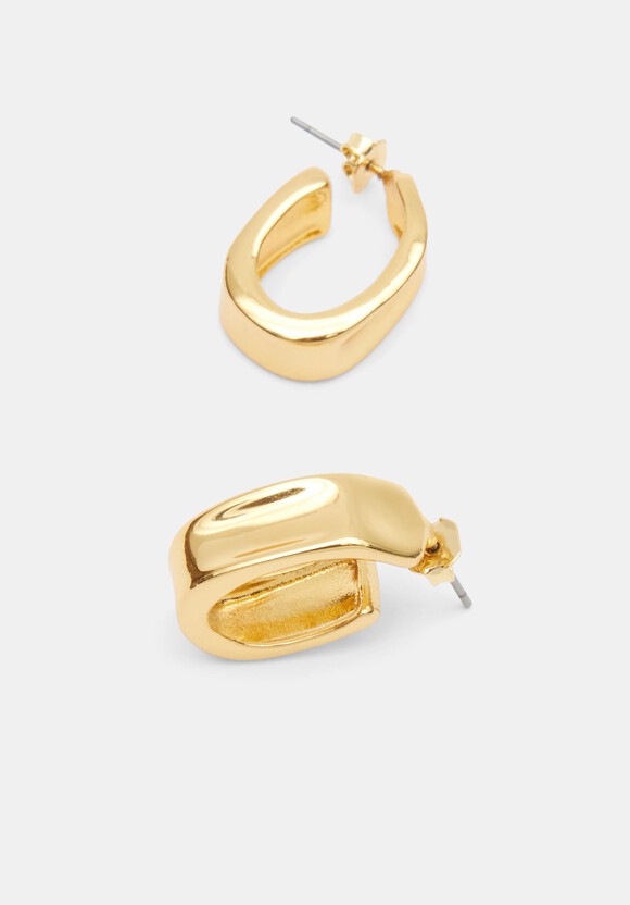 Paloma Angular Hoop Earrings