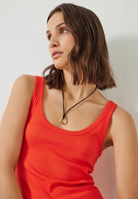Seth Low Scoop Ribbed Vest