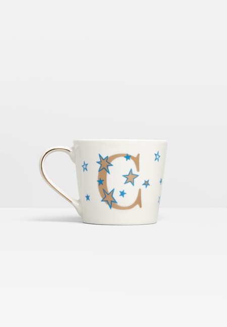 Meadow Initial Ceramic Mug