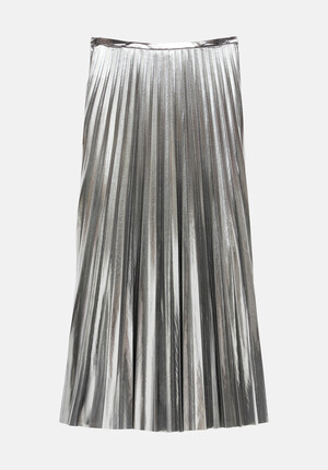 Raven Pleated Maxi Skirt