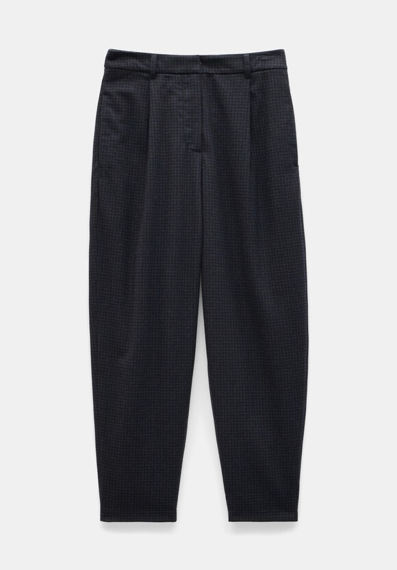 Ruby Check Wool Blend Trousers