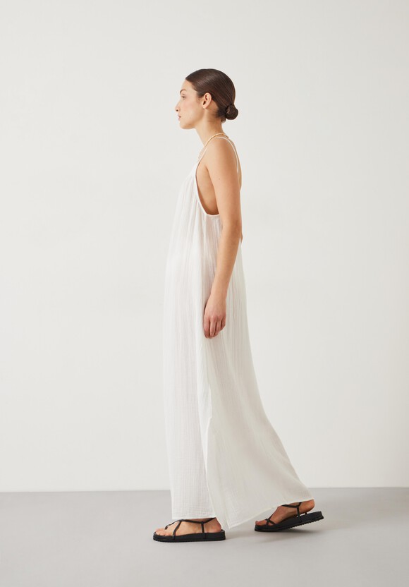 Carmen Relaxed Cheesecloth Slip Dress