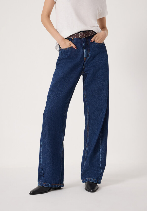 Saskia Straight Seamed Jeans