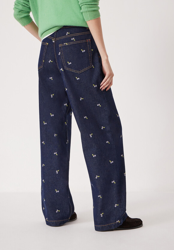 Romy Embroidered Floral Jeans