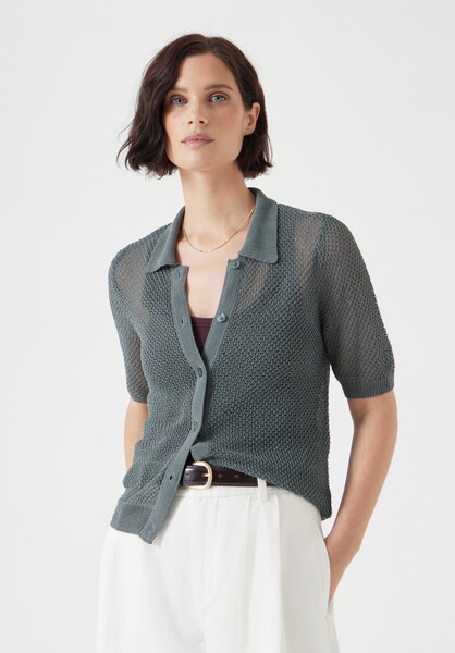 Soft Mesh Knitted Top