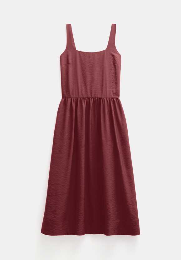 Romi Technical Sleeveless Midi Ballerina Dress