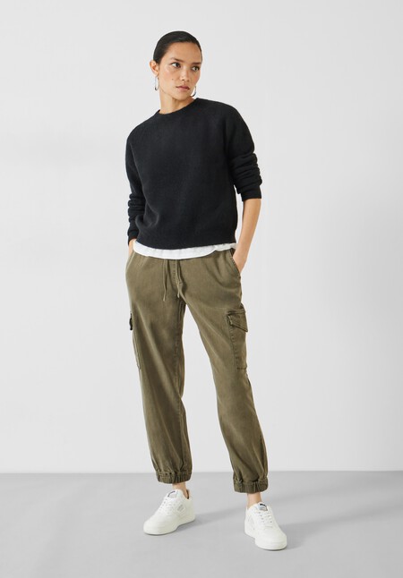Washed Cargo Trousers