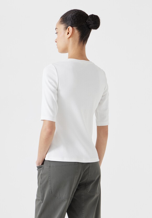 Slim Fit Ribbed T-Shirt