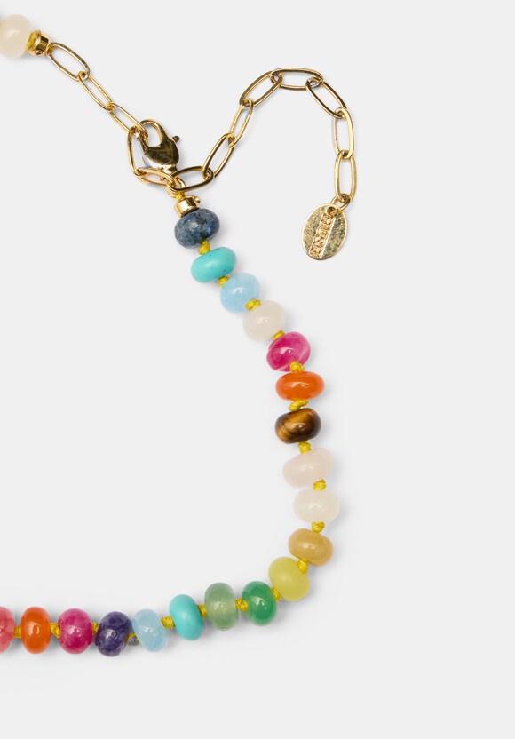 Semi-Precious Beaded Necklace