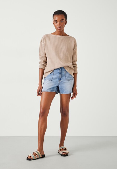 Faye Textured Waffle Top