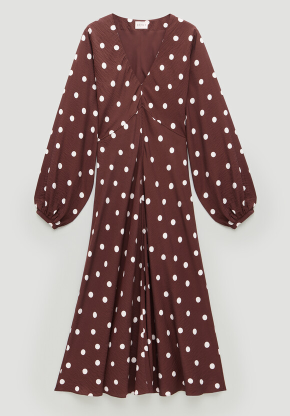 Grace V-Neck Long Sleeve Dress