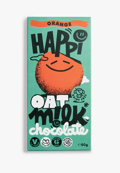 Happi Oat Milk Orange Chocolate Bar