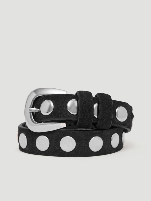 Seren Studded Leather Belt