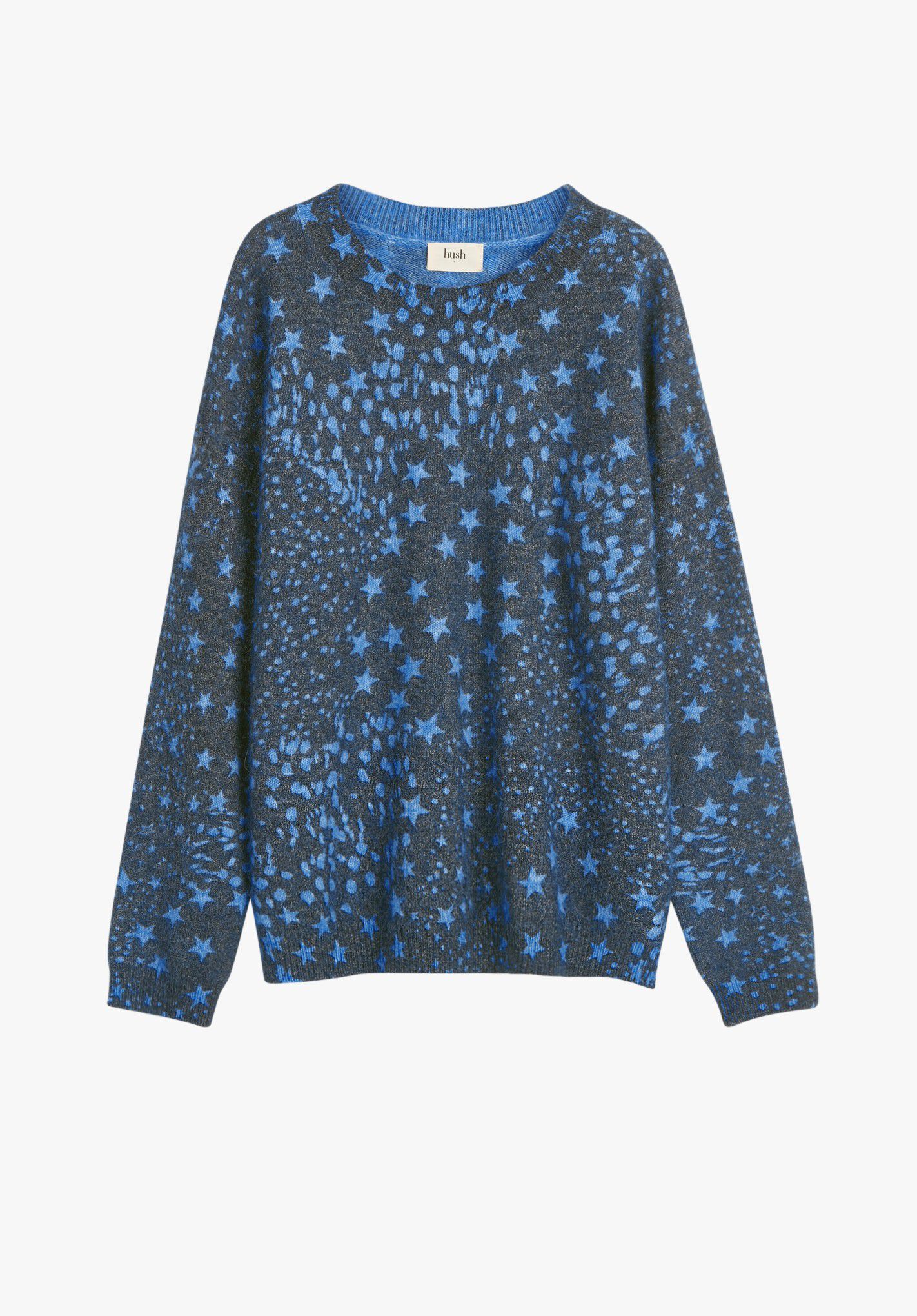 Star sales printed sweater