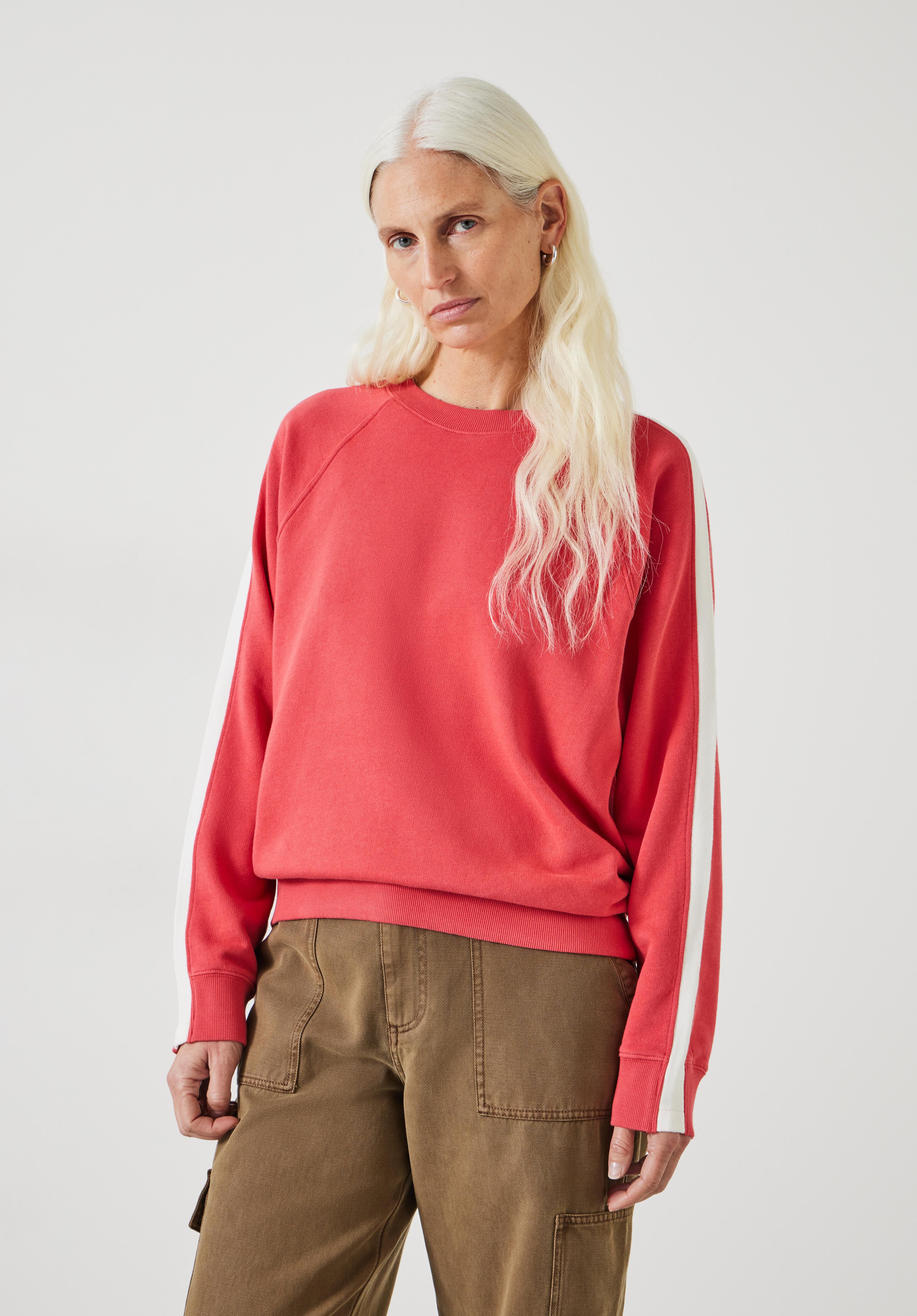 Pinstripe sweatshirt sales