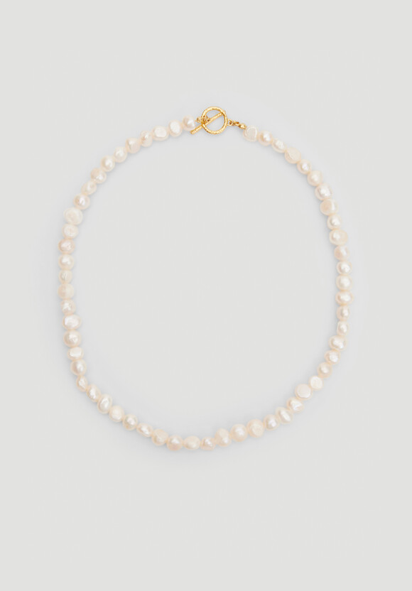 Freshwater Pearl T-Bar Necklace