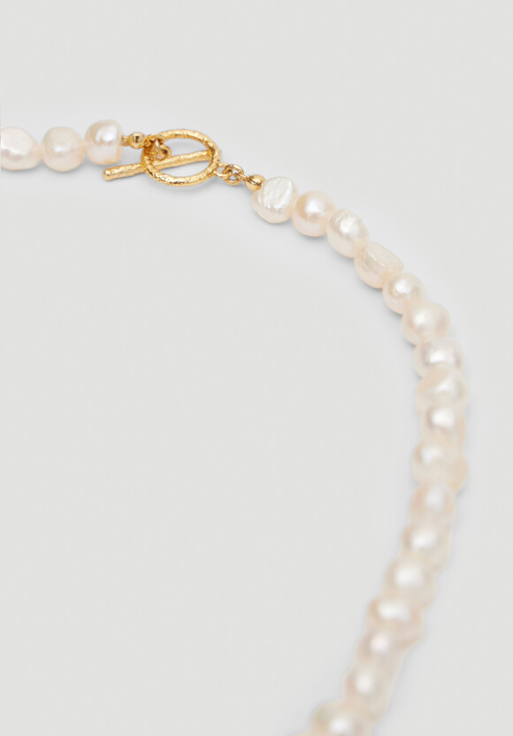 Freshwater Pearl T-Bar Necklace
