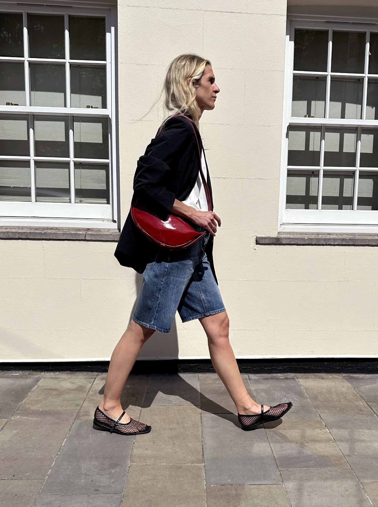 blue jeans and white shirt