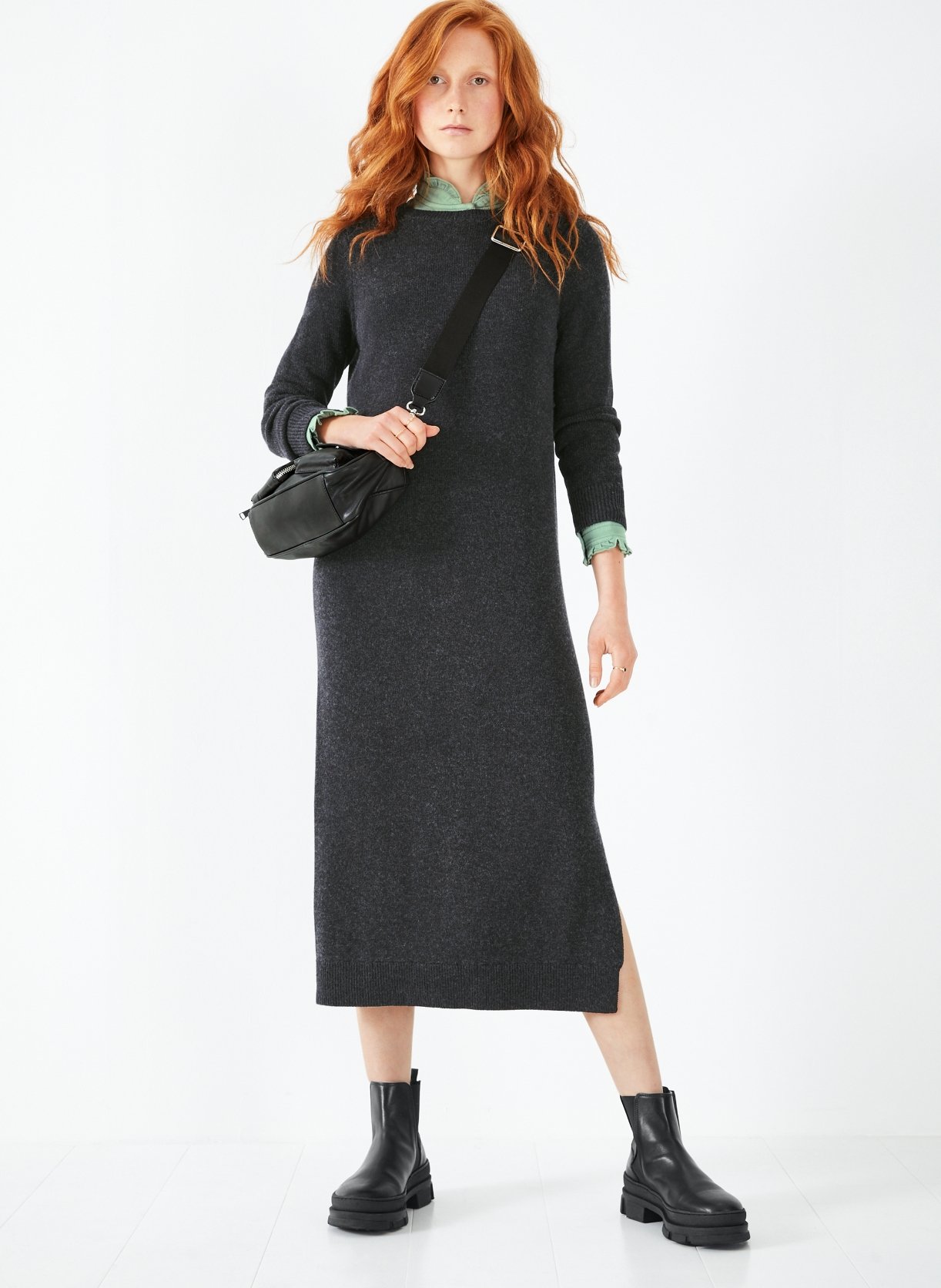 How to style jumper dresses for winter hush