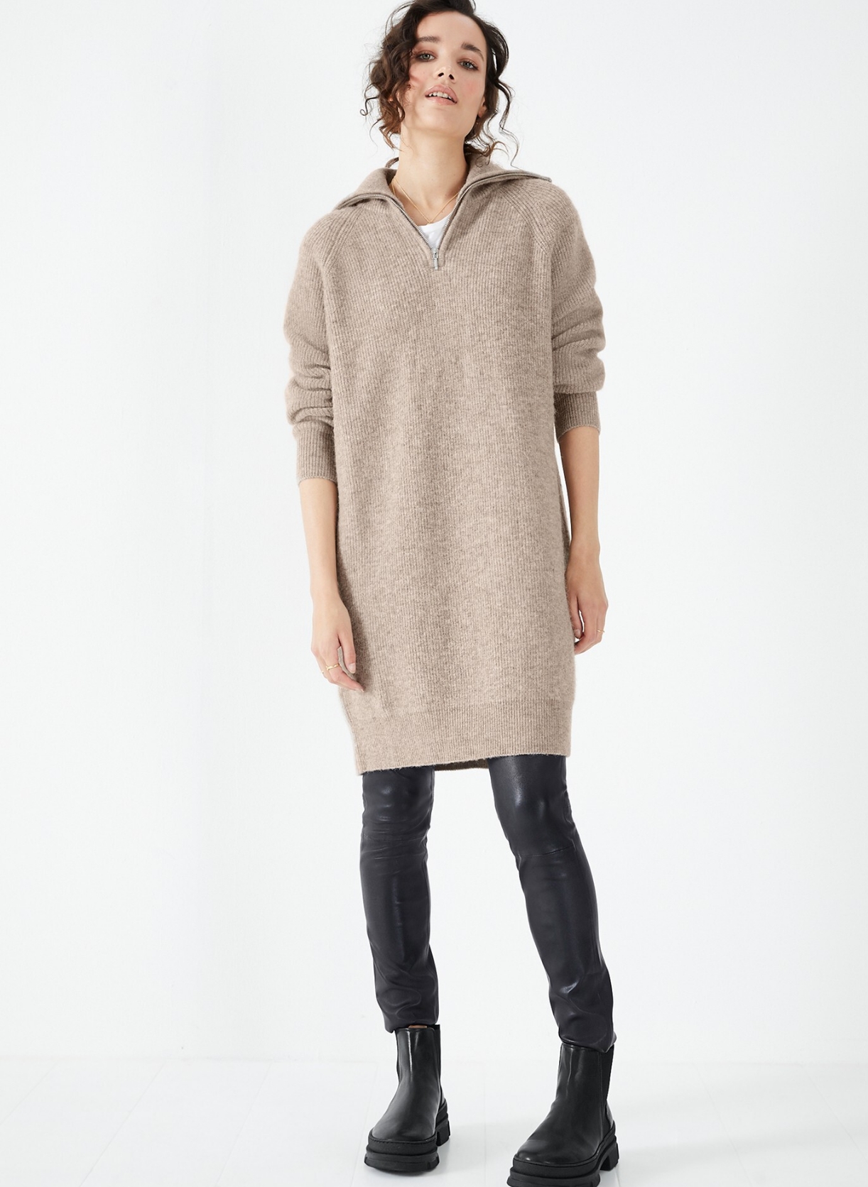 How to style jumper dresses for winter