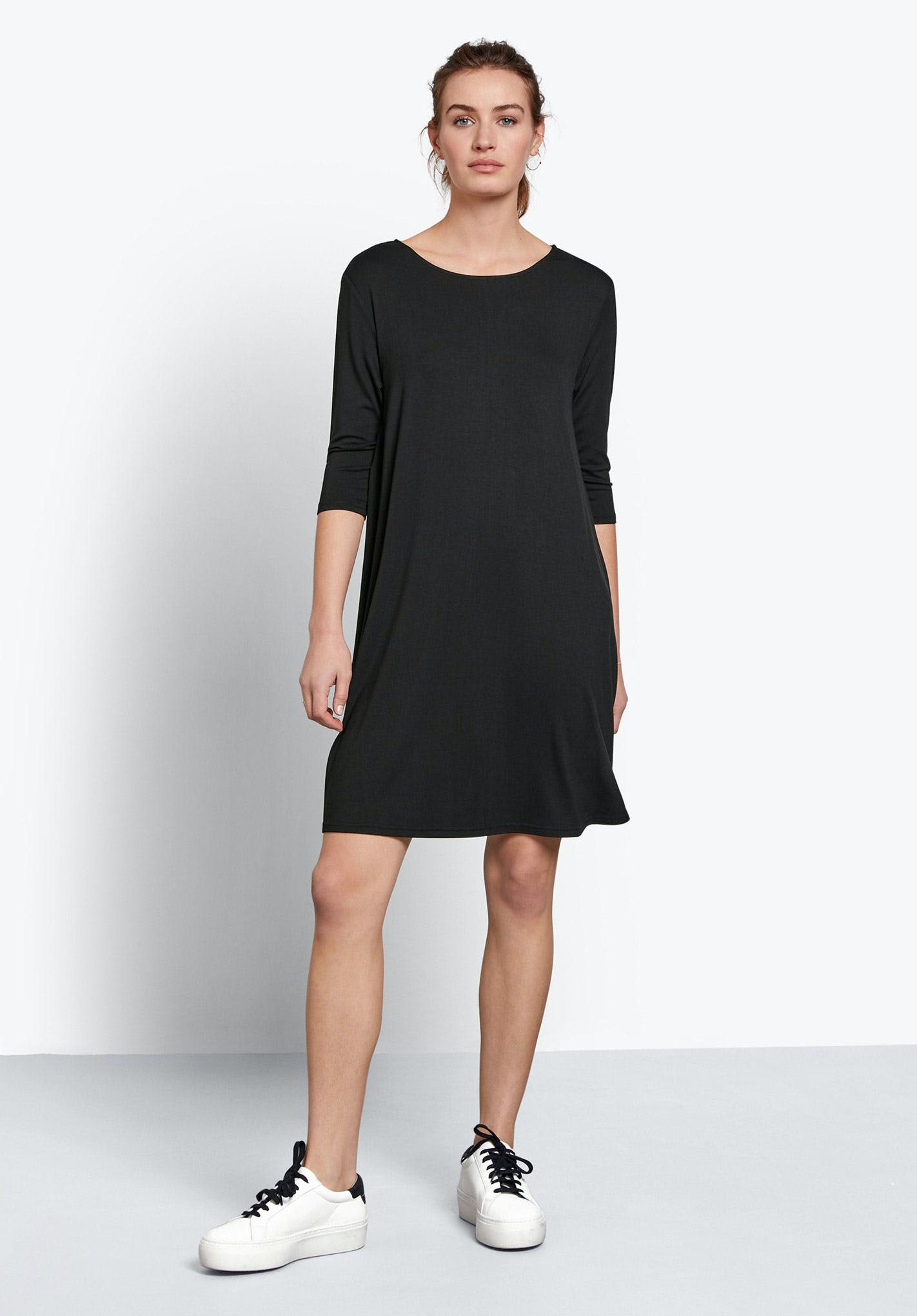 hush crochet jersey dress