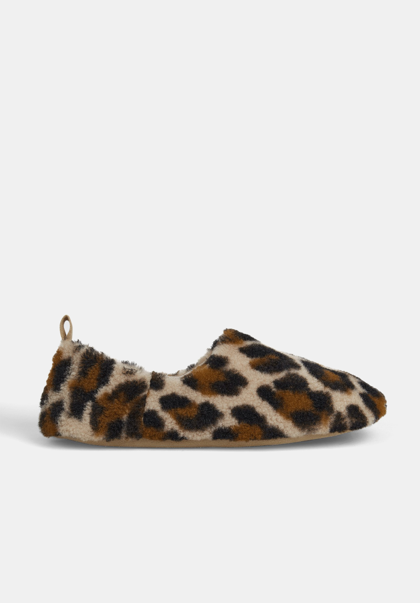 Hush leopard Willow Shearling Slippers Animal print