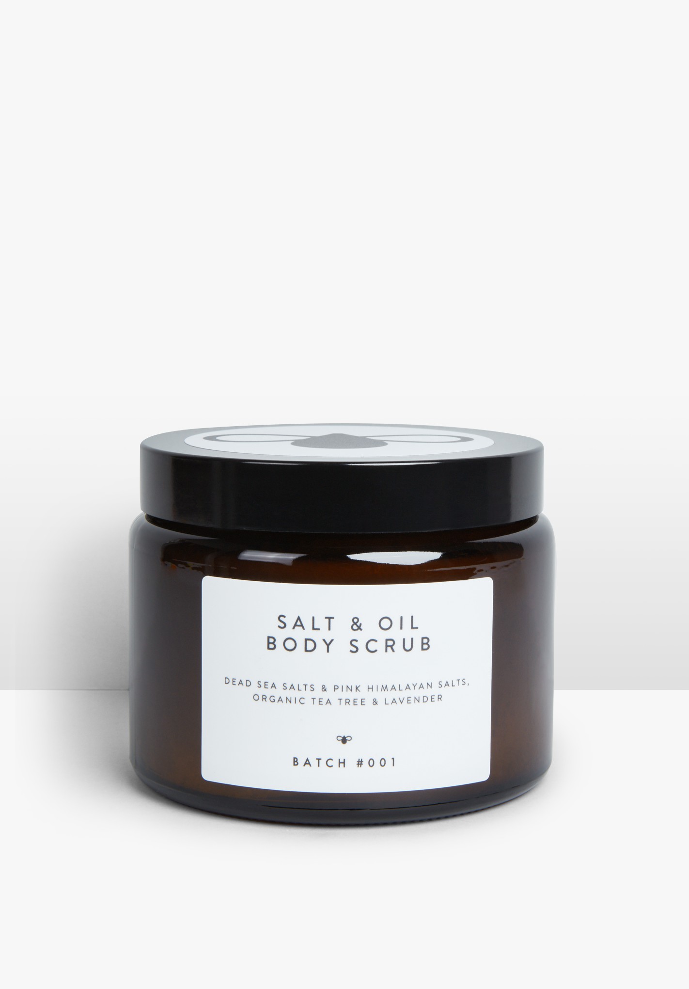 Hush Batch 001 - Salt & Oil Body Scrub - Organic Tea Tree & Lavender