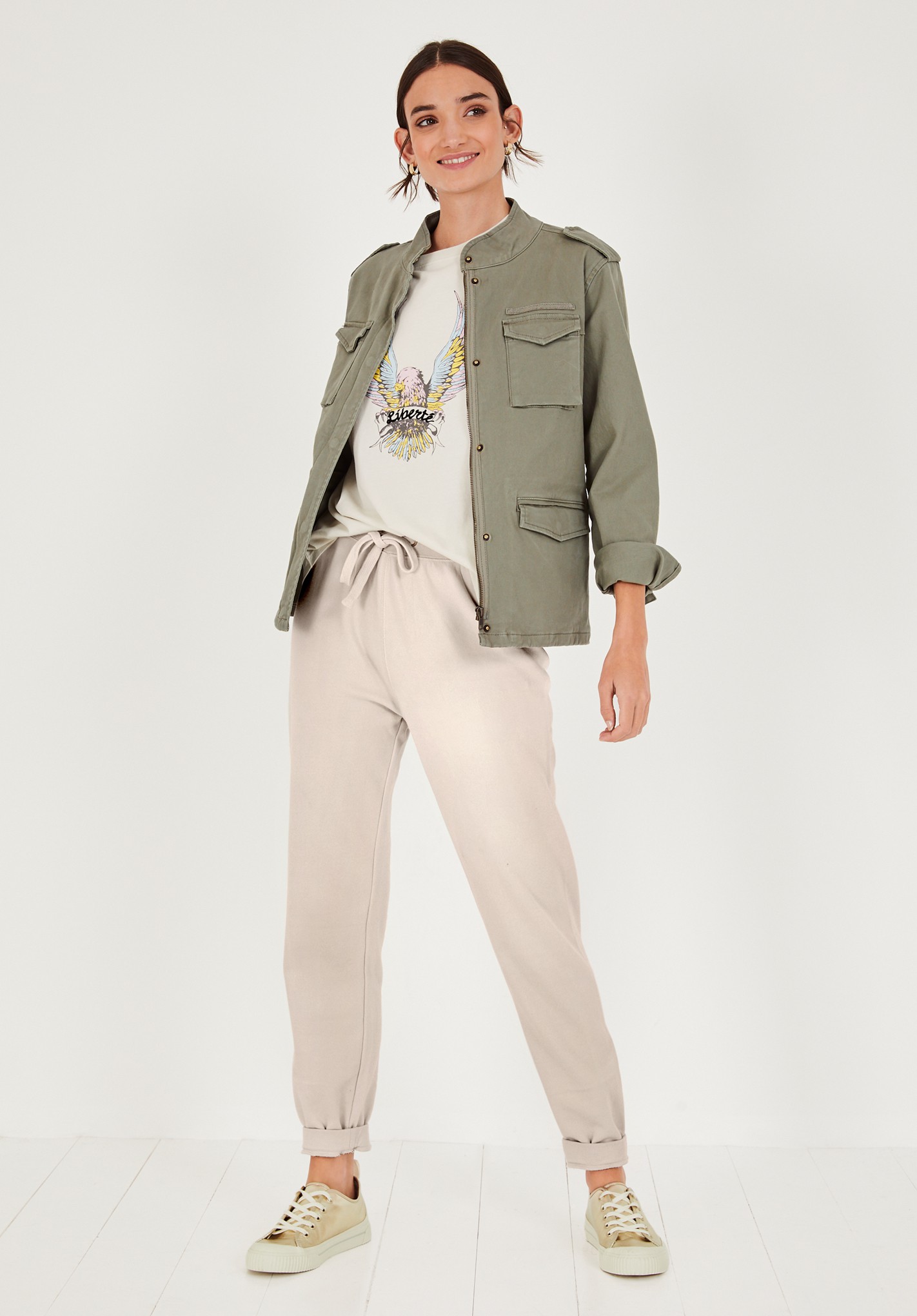 Hush khaki jacket sale